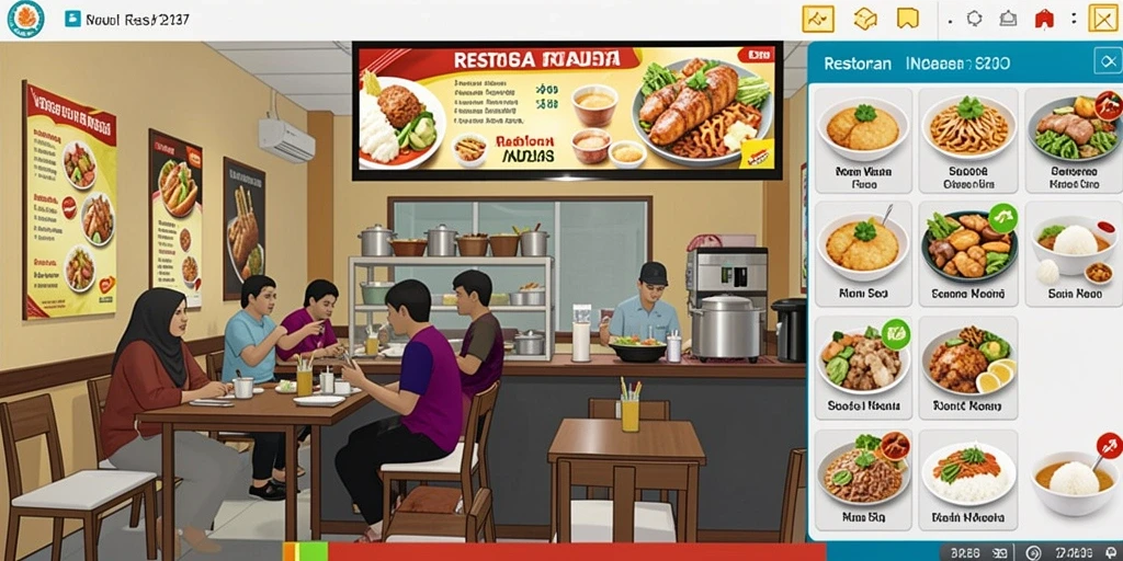 Cuplikan pertandingan seru di mode multiplayer.