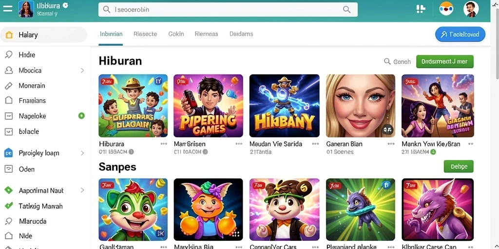 Screenshot fitur komunitas untuk interaksi pemain.