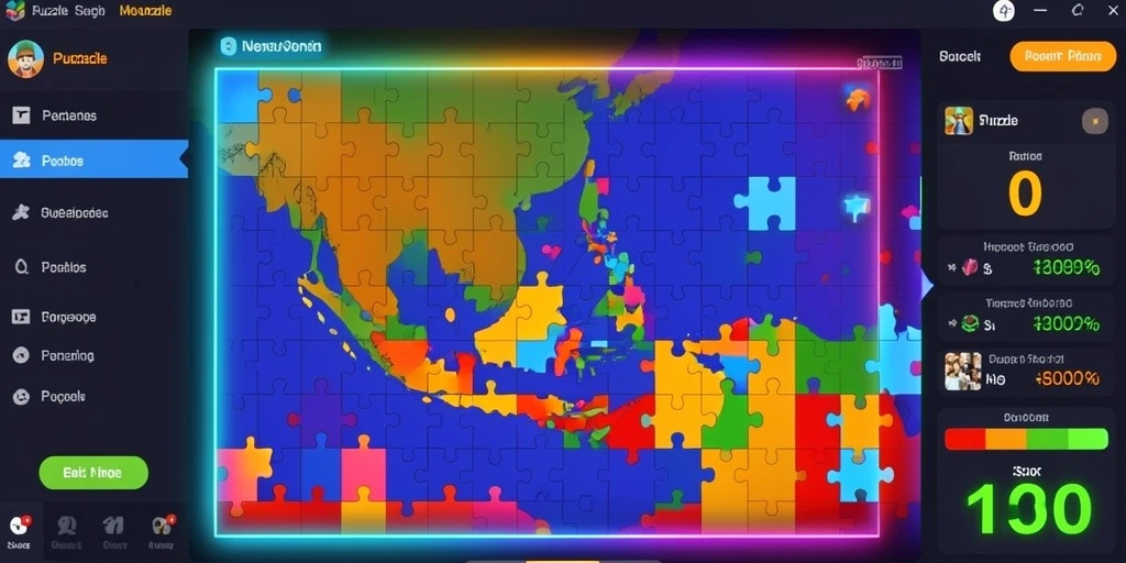 Peta permainan yang luas untuk dieksplorasi.