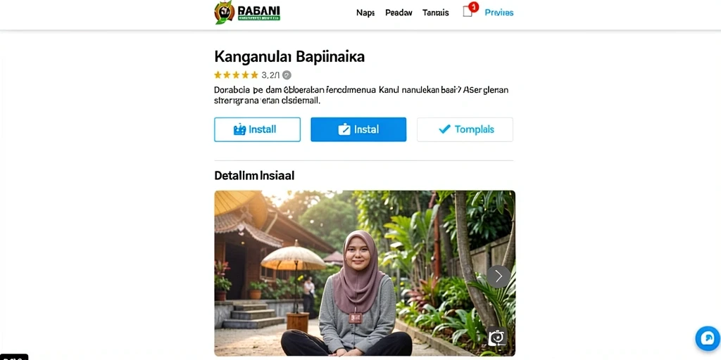 Tangkapan layar menunjukkan grafis indah dari pemandangan dunia dalam RPGAME.